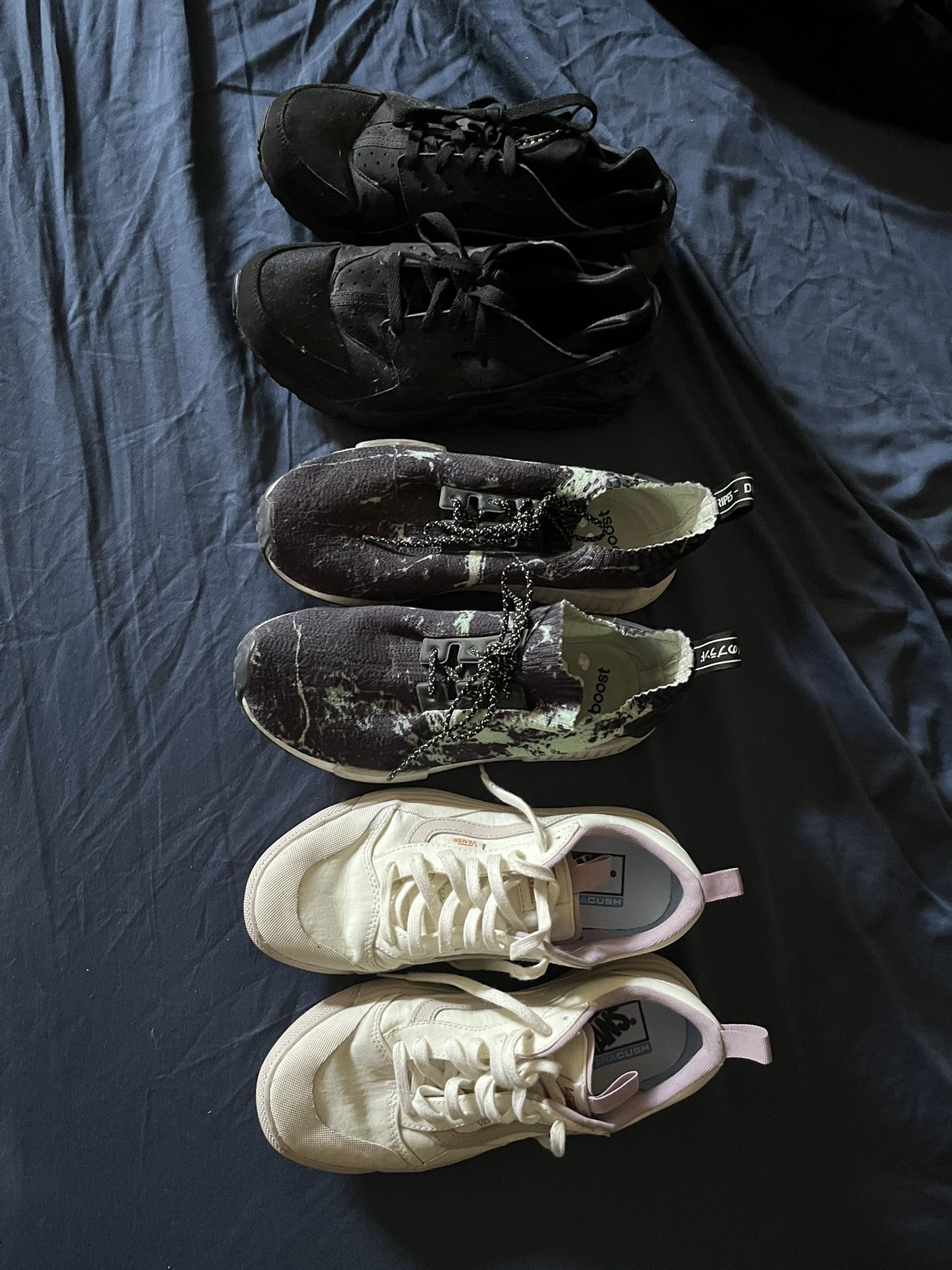 Women’s Shoes Nike Huarache, Adidas Ultra Boost, Vans Ultra Range