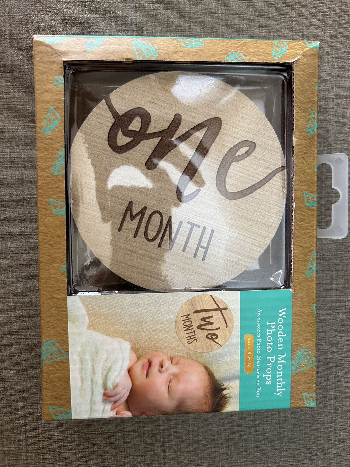 Baby Wooden Monthly Milestone