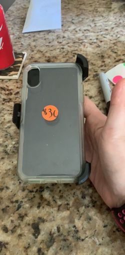 iPhone X ....original otter box...clear