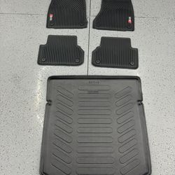 All Wather Floor Mats Audi S5 Sportback 2021+ OEM and Generic Cargo Liner