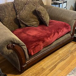 Couch Loveseat and Big chair Set
