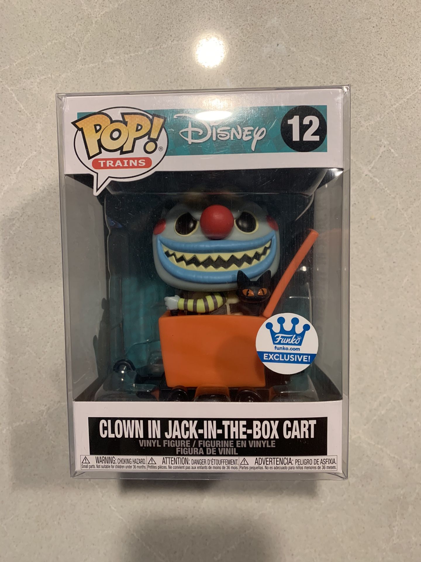 Clown Jack In The Box Cart Funko Pop *MINT IN HAND* Shop Exclusive Disney Nightmare Before Christmas Train 12 with protector NBC