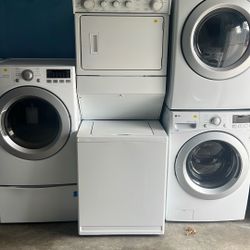 Full Size Stackable Washer And Dryer Electric 220v