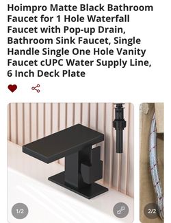 Bathroom sink faucet