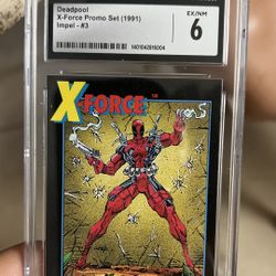 1991 Impel Deadpool Rookie Card Freshly Emancipated From Polybag.