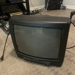 CRT Television TV 13" Sansui Model TVM1315A   Tested Works No Remote