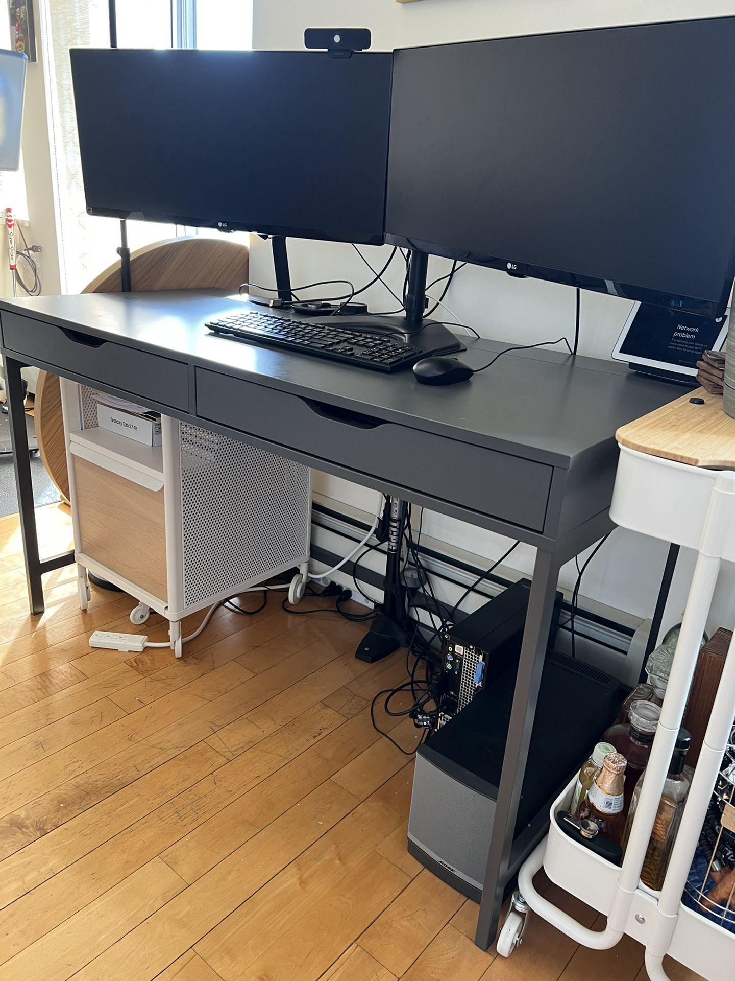 ALEX Desk, white, 52x227/8 - IKEA