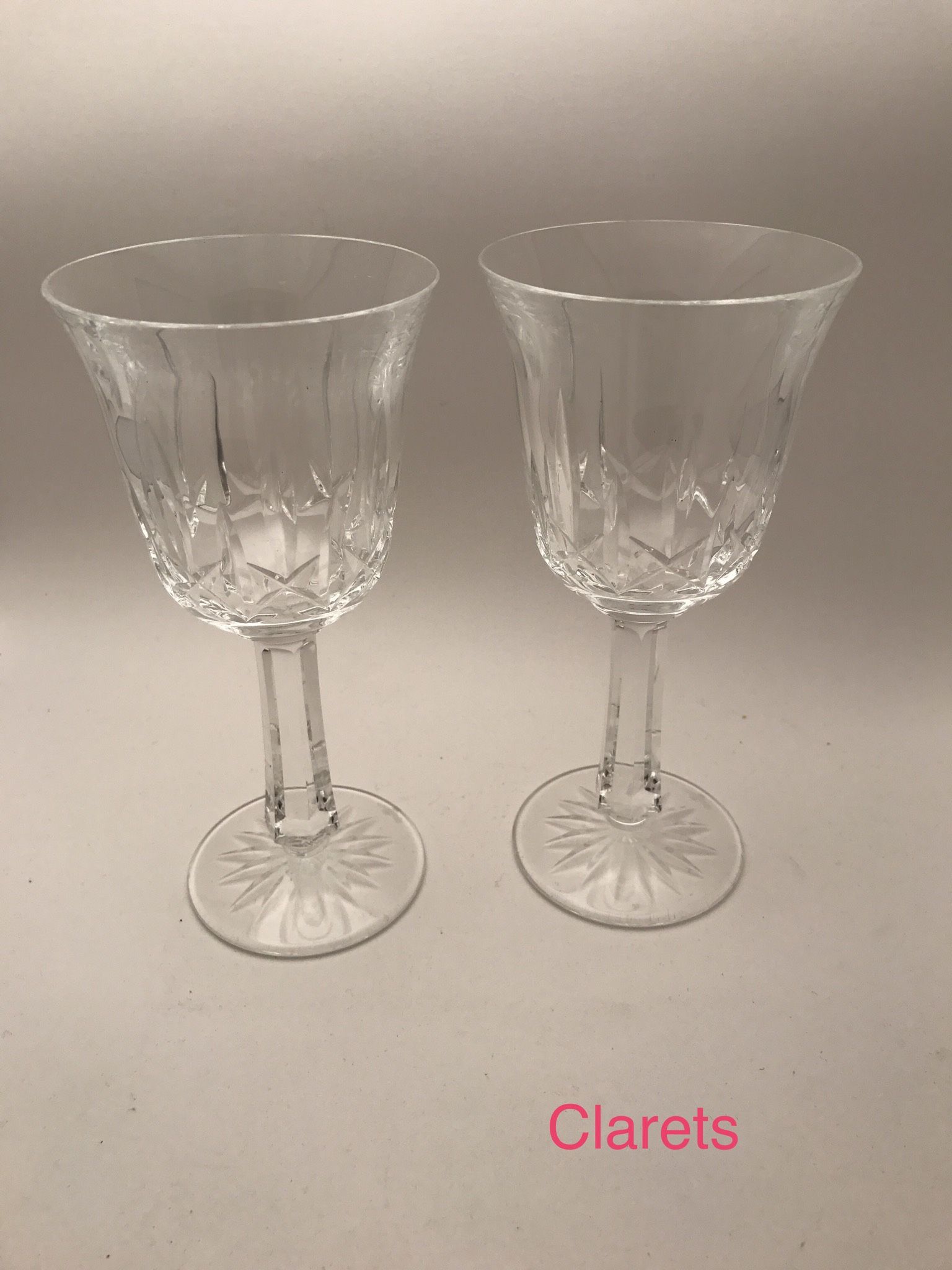 Waterford Crystal Goblets and Clarets