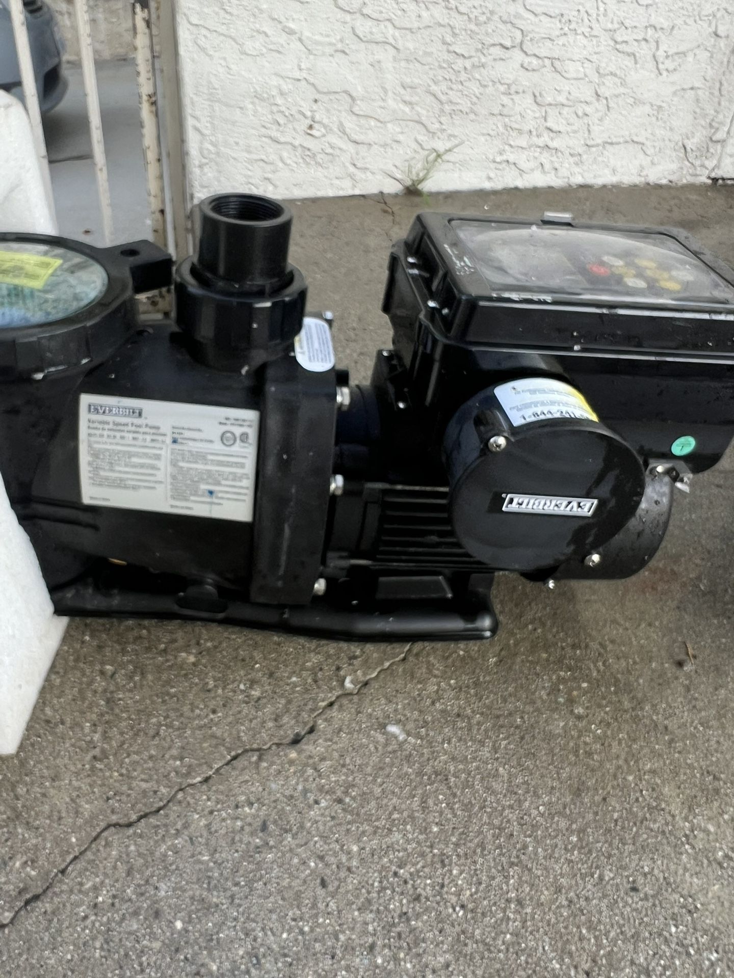 1 Hp Variable Speed Pool Pump