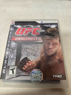 Ufc 2009 undisputed Playstation 3 game  clean