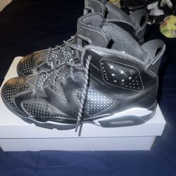Black Cat Retro 6s Size 11.5