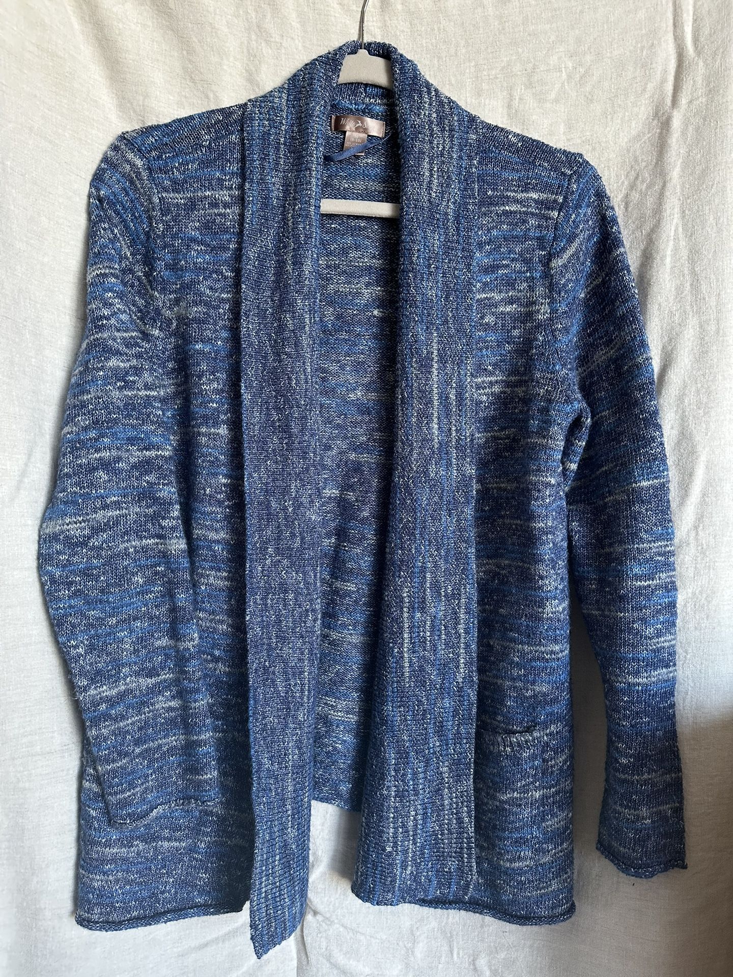 Woven Blue Cardigan