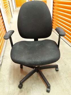 Office Black Chair Retractable Silla de Oficina Computer Chair
