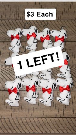Snoopy Keychains $3 1 Available!