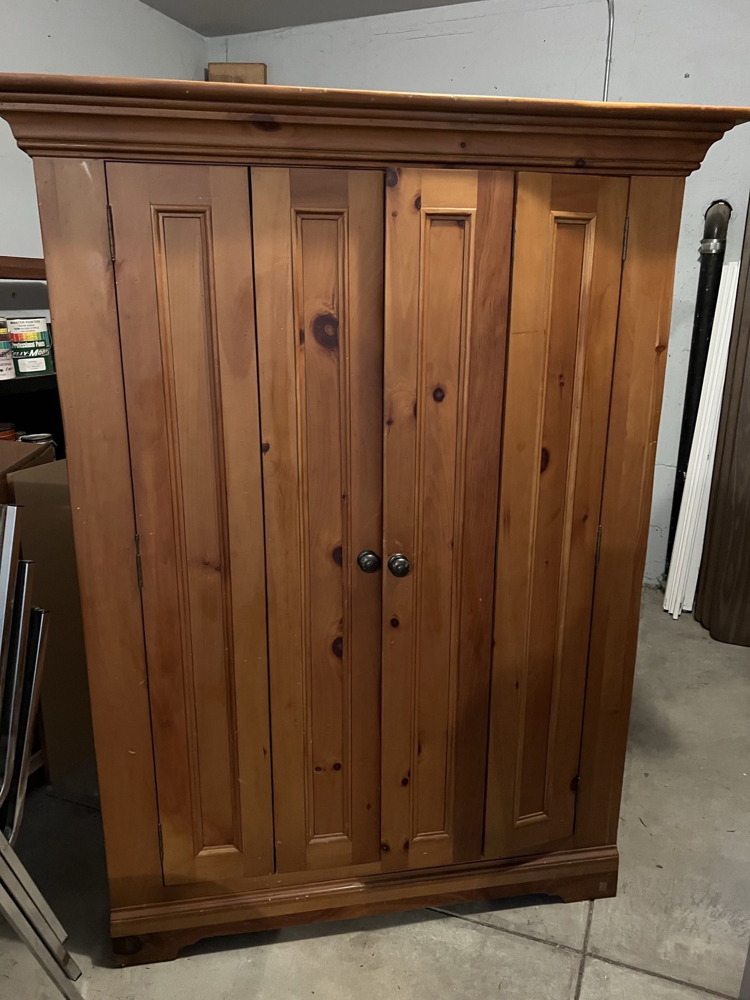 Pine wood  armoire  (item is In SF)