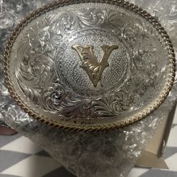Sterling silver Montana Silversmith Vintage Belt Buckle