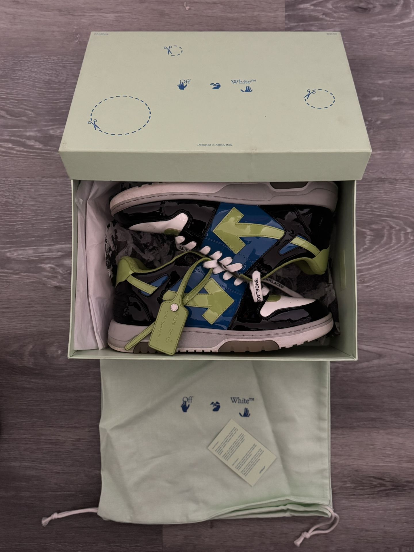 Men Off white Sneakers Size 42 Us9