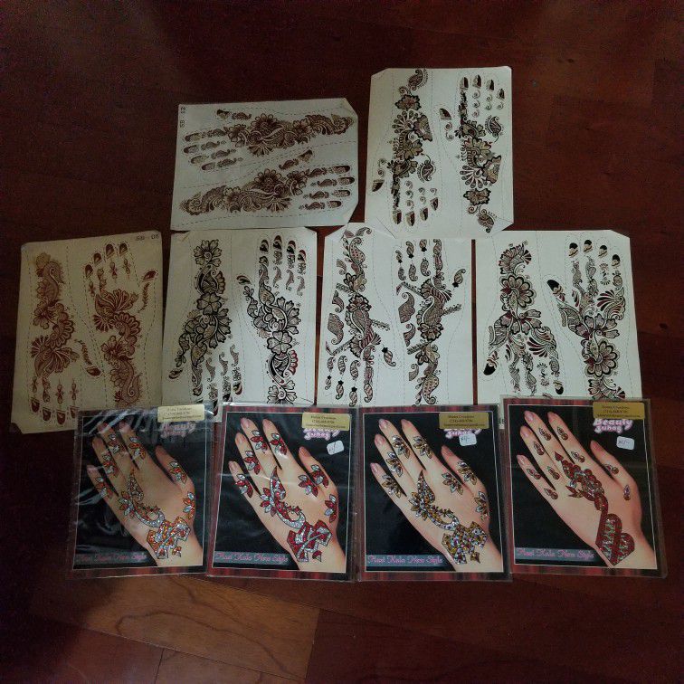 10 Pieces of Instant Henna(firm On Price)(no Lower Price)(20 For All 