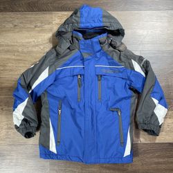 Youth boys free Country Waterproof Winter Ski Snow Jacket Warm Size 7/8