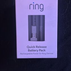 Ring Camera Quick Release   Rechargeable Battery Pack
