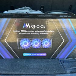 AM CHOICE 360mm CPU INTEGRATED WATER COOLING RADIATOR FOR DESKTOP GAMING SYSTEM