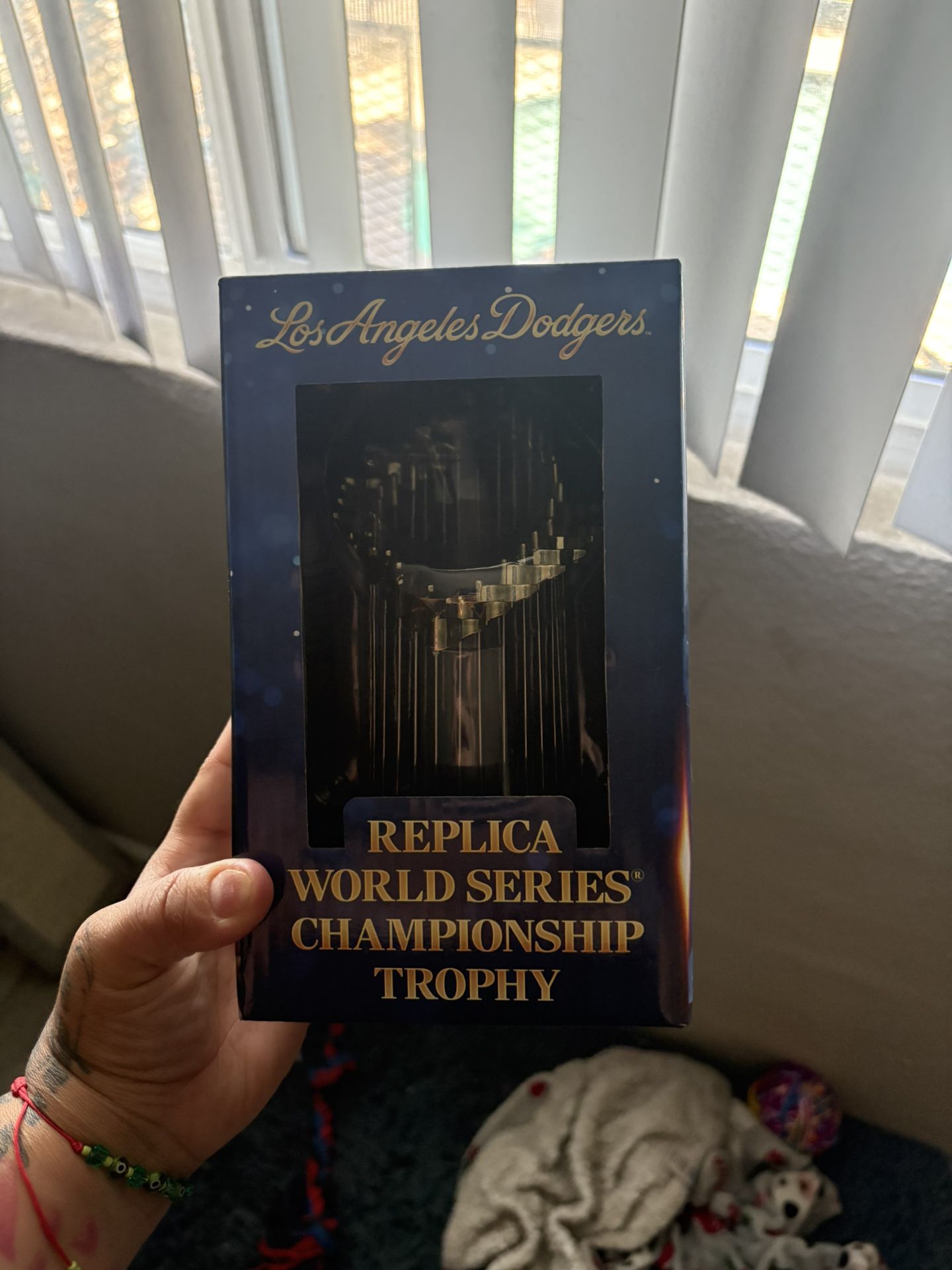 Dodgers WS Replica trophy