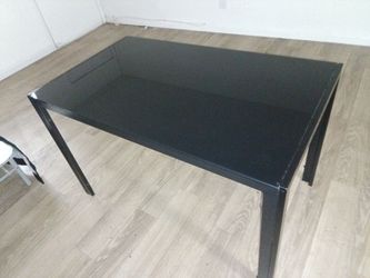 Black Glass table