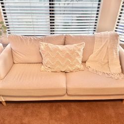 Super Cute Small Cream Couch, Brand New 