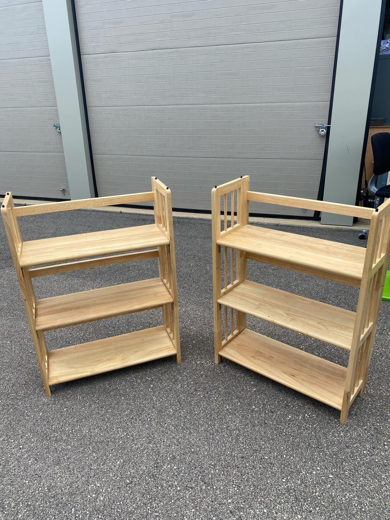 2 Stackable Bookcase(s) - Oak