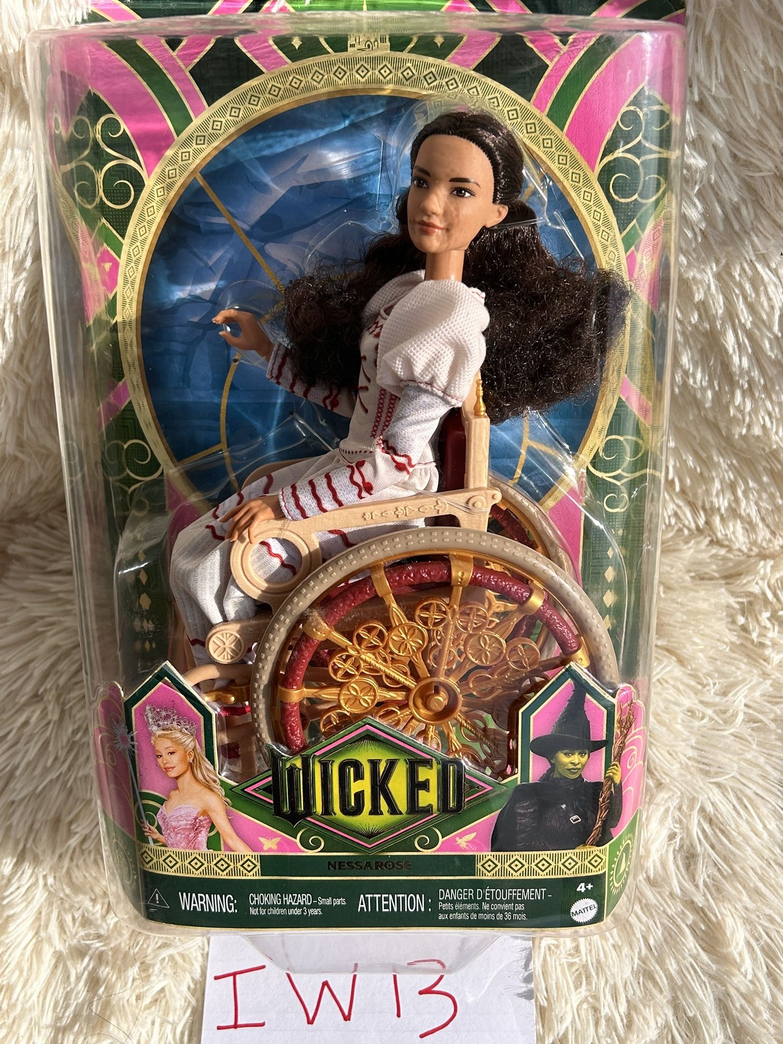 Mattel Barbie Wicked Nessarose Wheelchair Doll Error URL Recall Rare Collector