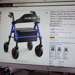 4 Wheel Rollator Walker