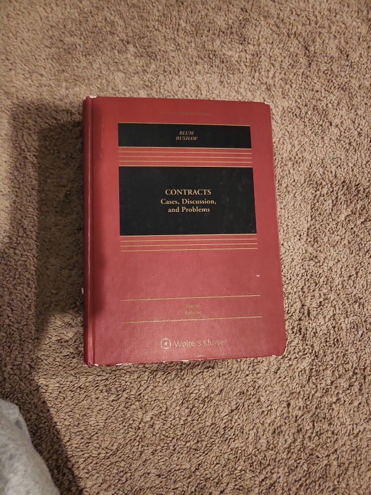 Contracts: Cases, Discussion, And Problems 4th Edition
