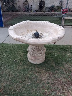 Cement Fountain