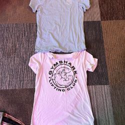 Gymshark shirts size small 