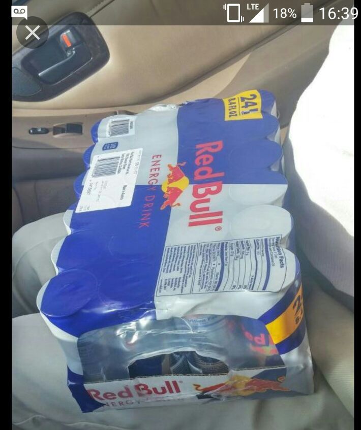 Red bull 24 cans. 8oz cans
