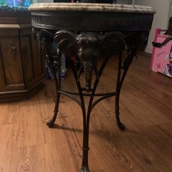 marble table