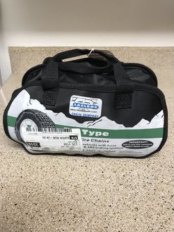 Brand new tire chains