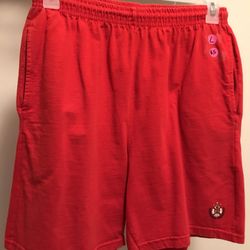 Men’s Red Shorts - Size Large