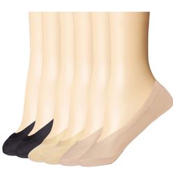 4&6 Pairs No Show Socks Women for Flat Low Cut Socks