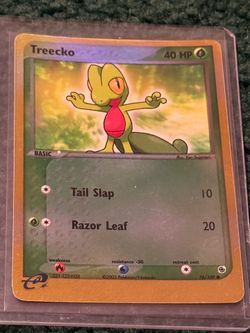 Pokémon TCG: Treecko Reverse Holo EX Ruby and Sapphire