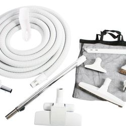 Cen-Tec Systems 94786 Central Vacuum Low Voltage Kit, 40 Ft. Hose, Light Gray
