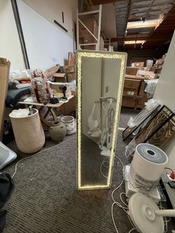 LED Full Length Mirror – $65| New Open Box