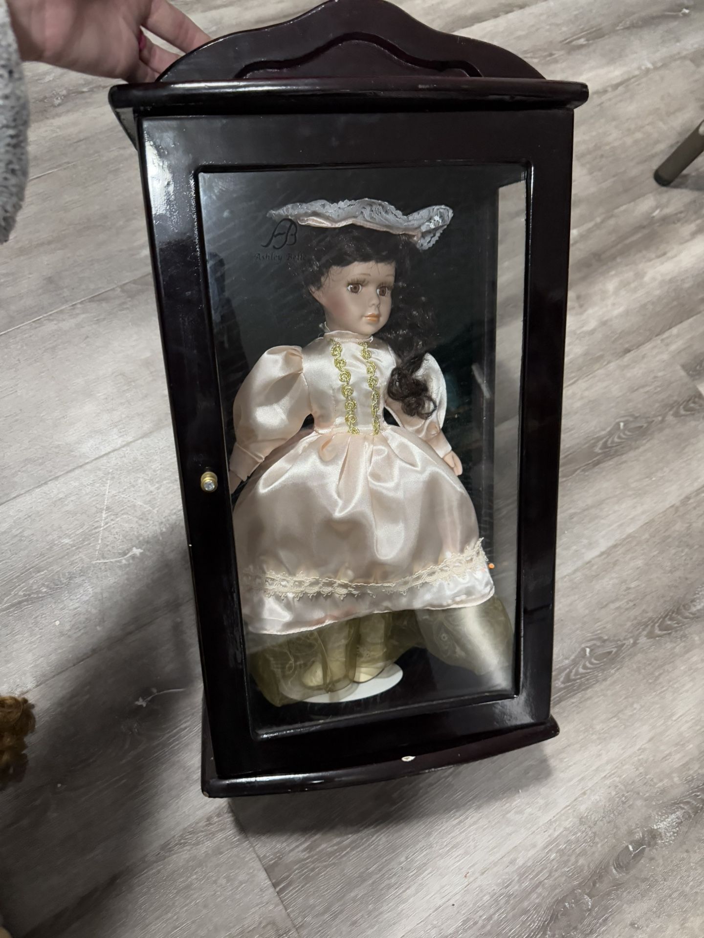 Ashley Belle Limited Edition Collection Porcelain Doll With Case