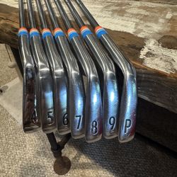 Titleist Combo Iron Set – T100 / 620 CB / 620 MB (4–PW No) – KBS Shafts +1” Over Standard – New Golf Pride Grips