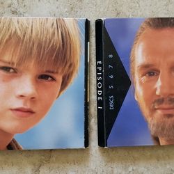 Star Wars 8 DVDs The Phantom Menace READ BELOW