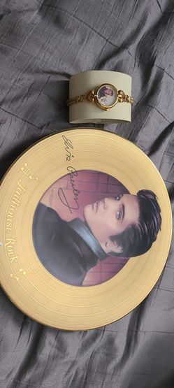Elvis Watch And Plate 