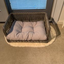 Wicker Dog Bed Sofa