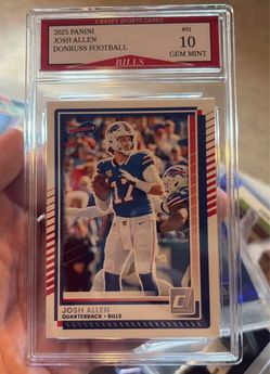 2025 Panini Donruss Josh Allen #91 GEM MINT 10