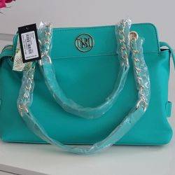 Brand New Green Badgley Mischka Handbag