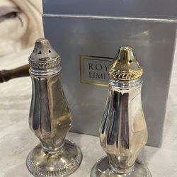 Silver Plated Salt And Pepper Shakers 